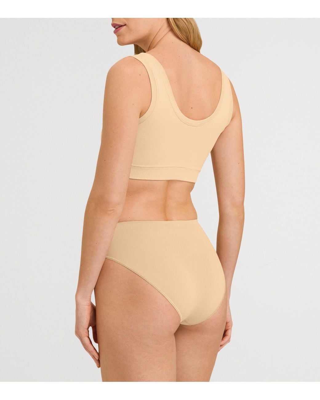 Hanro Natural Padded Touch Feeling Crop Top