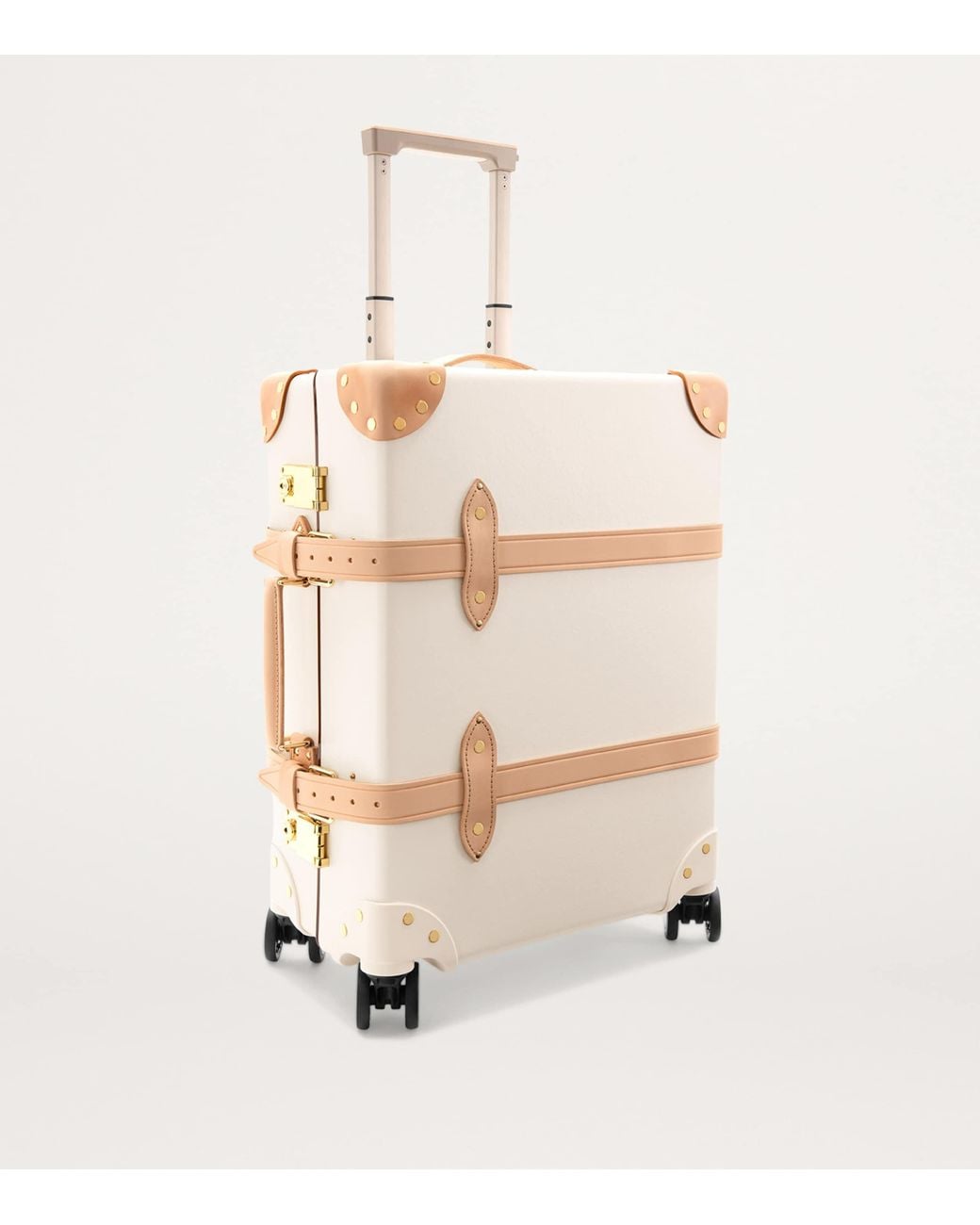 Globe-Trotter White Safari 4-Wheel Suitcase