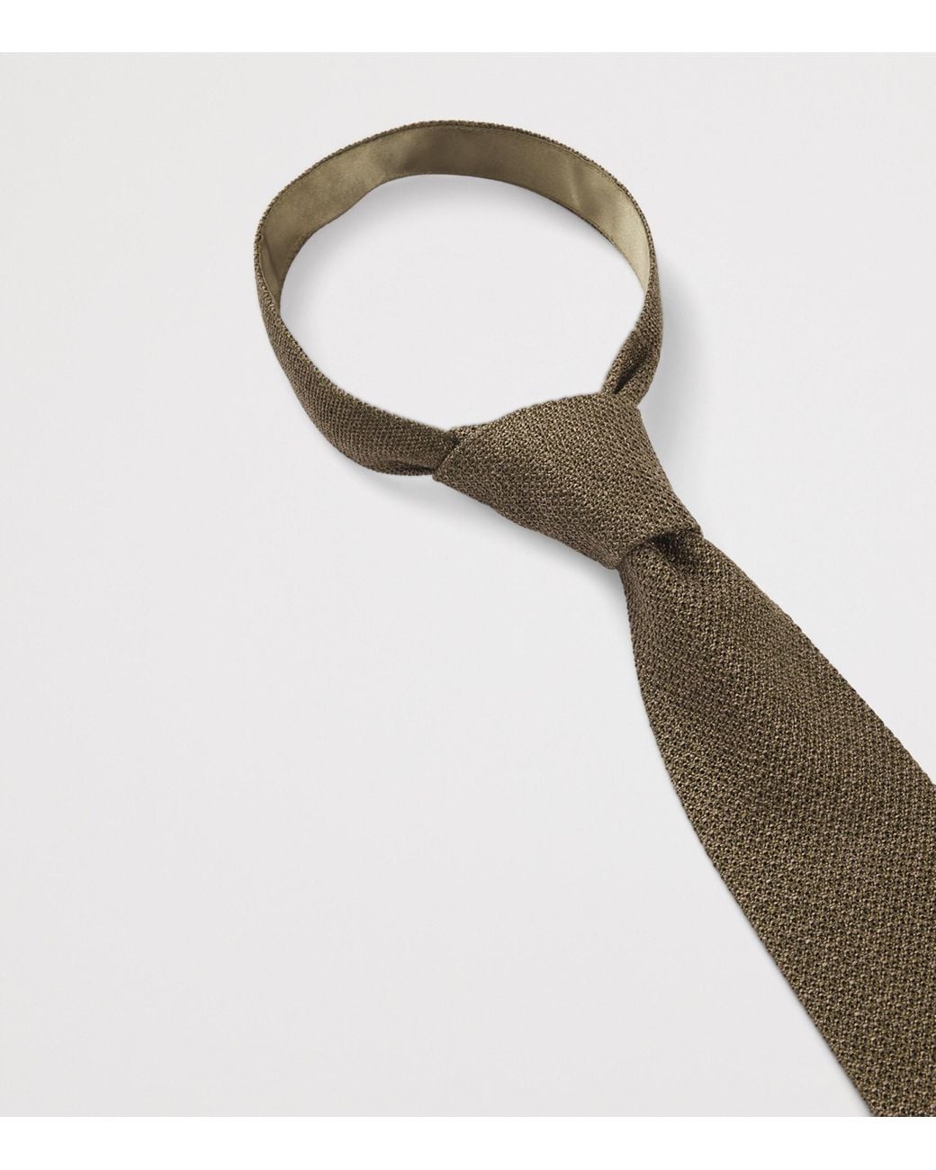 Boss Green Silk Knitted Tie for men