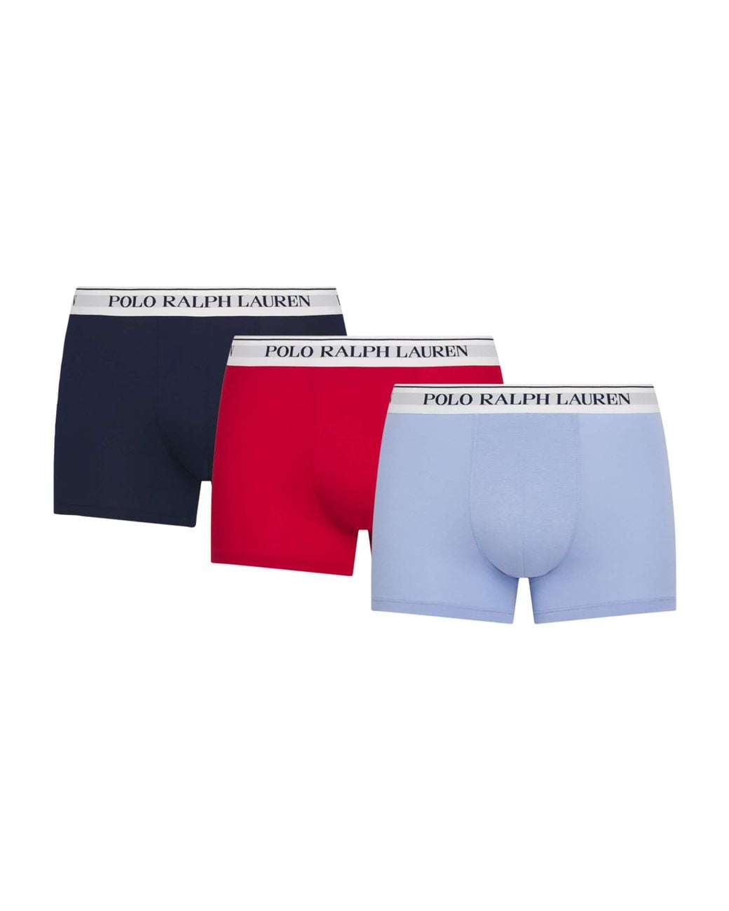 Polo Ralph Lauren Blue Stretch-Cotton Classic Trunks for men