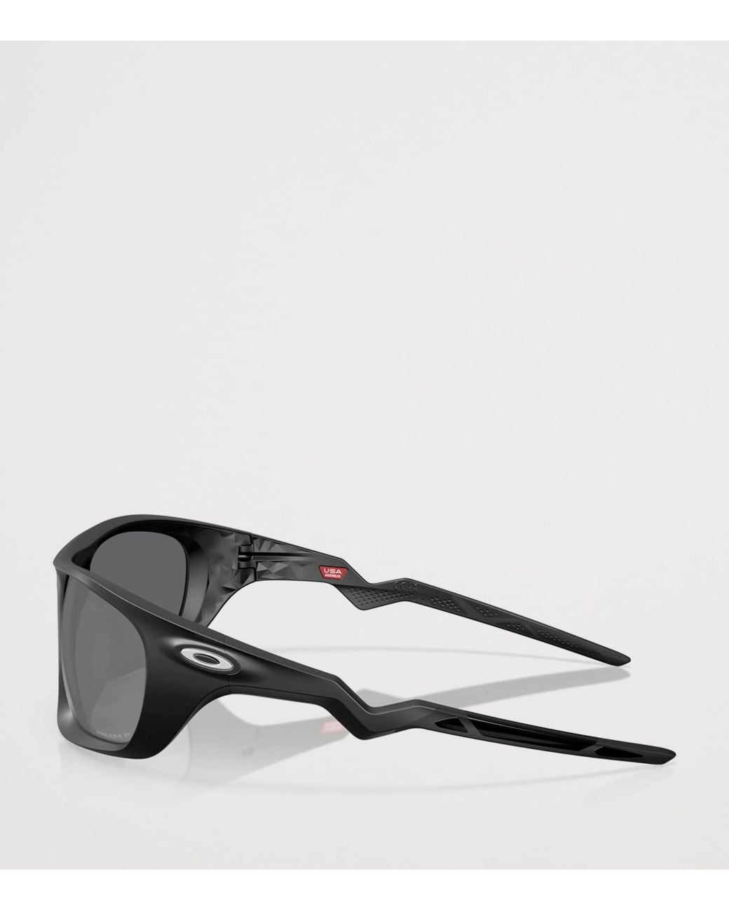 Oakley Gray Lateralis Rectangle Sunglasses for men