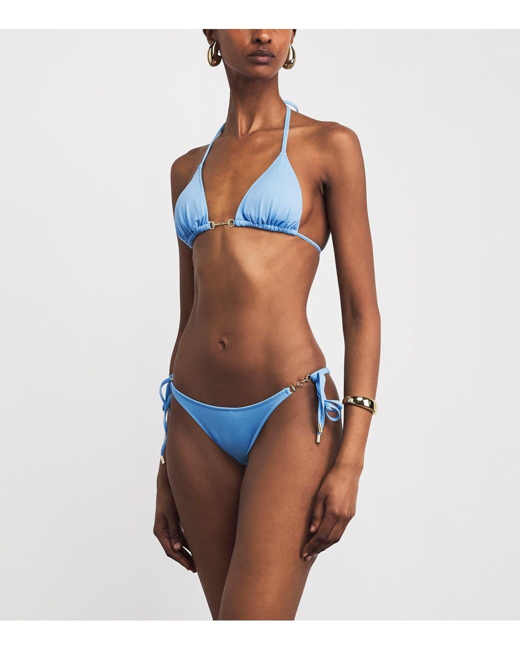 Melissa Odabash Blue Menorca Bikini Top