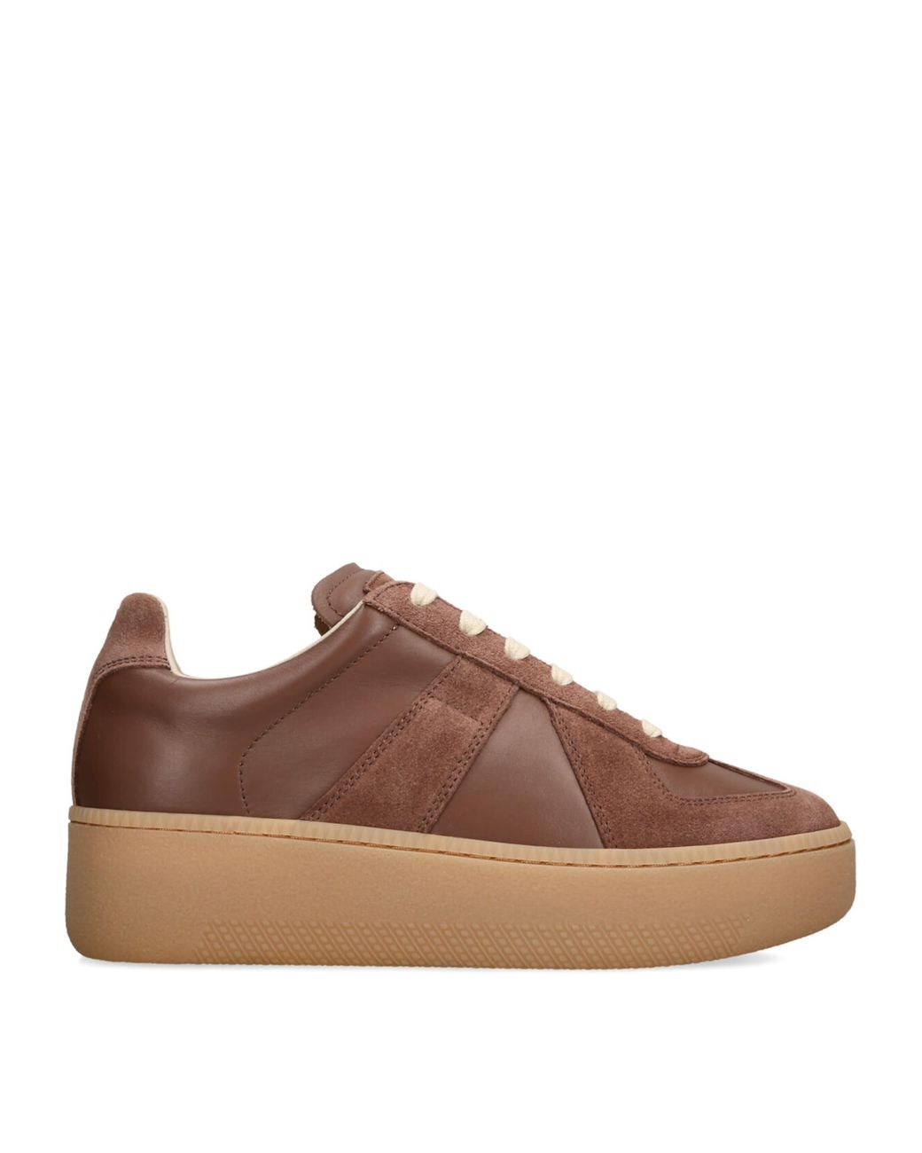 Maison Margiela Brown Leather Chunky Replica Sneakers