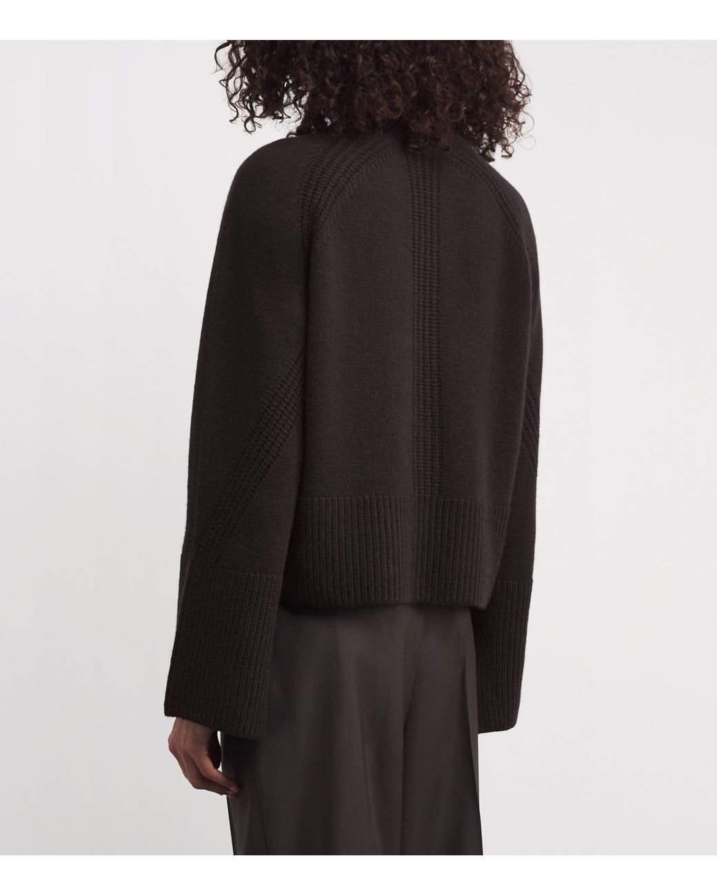 Joseph Black Cashmere Maple Sweater