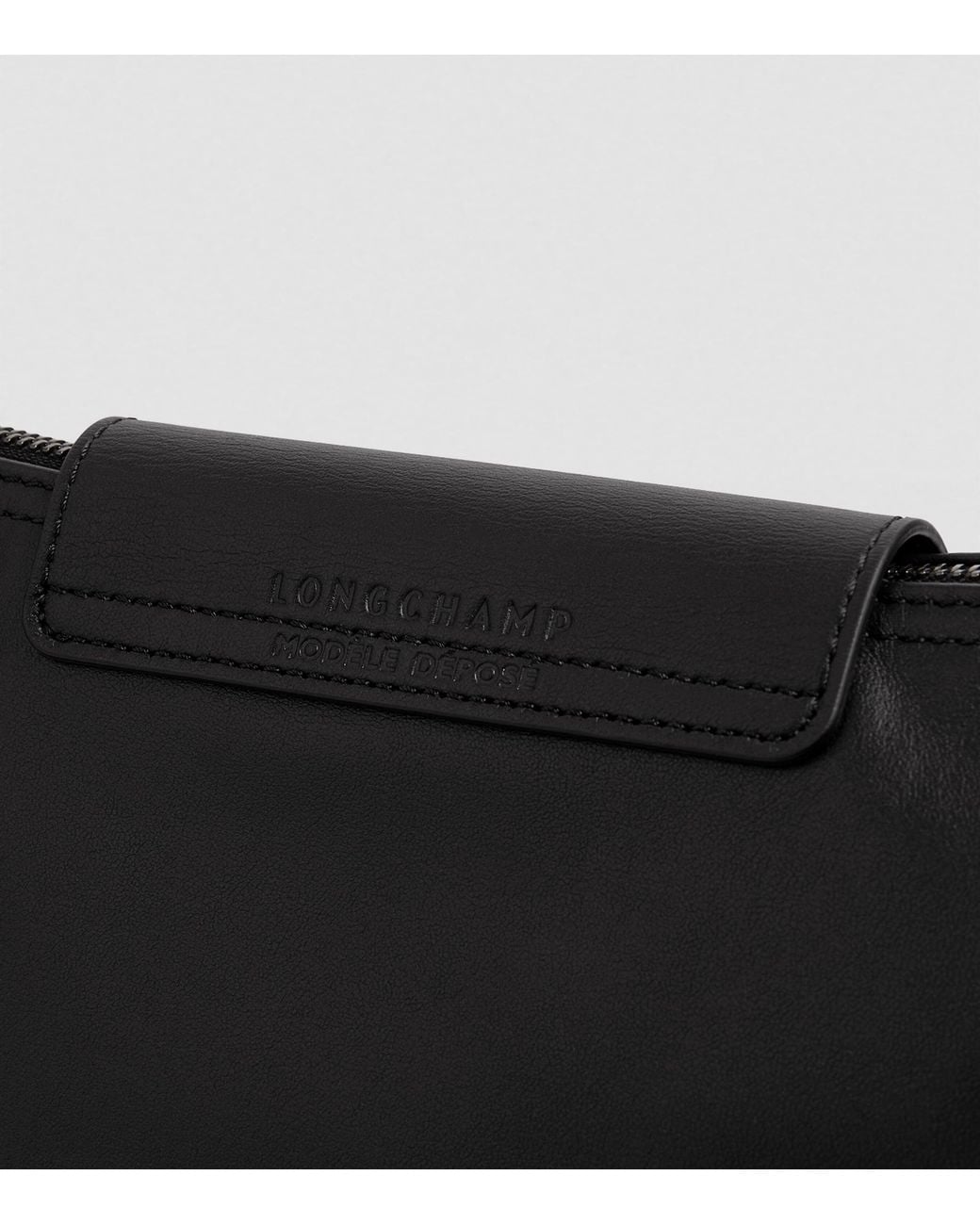 Longchamp Black Medium Leather Le Pliage Xtra Shoulder Bag