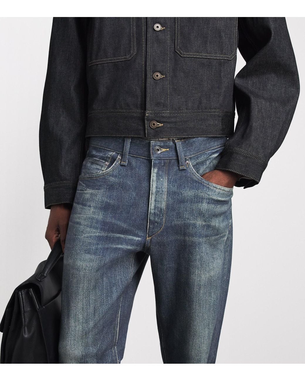 Rag & Bone Blue Miramar Wide-Leg Jeans for men