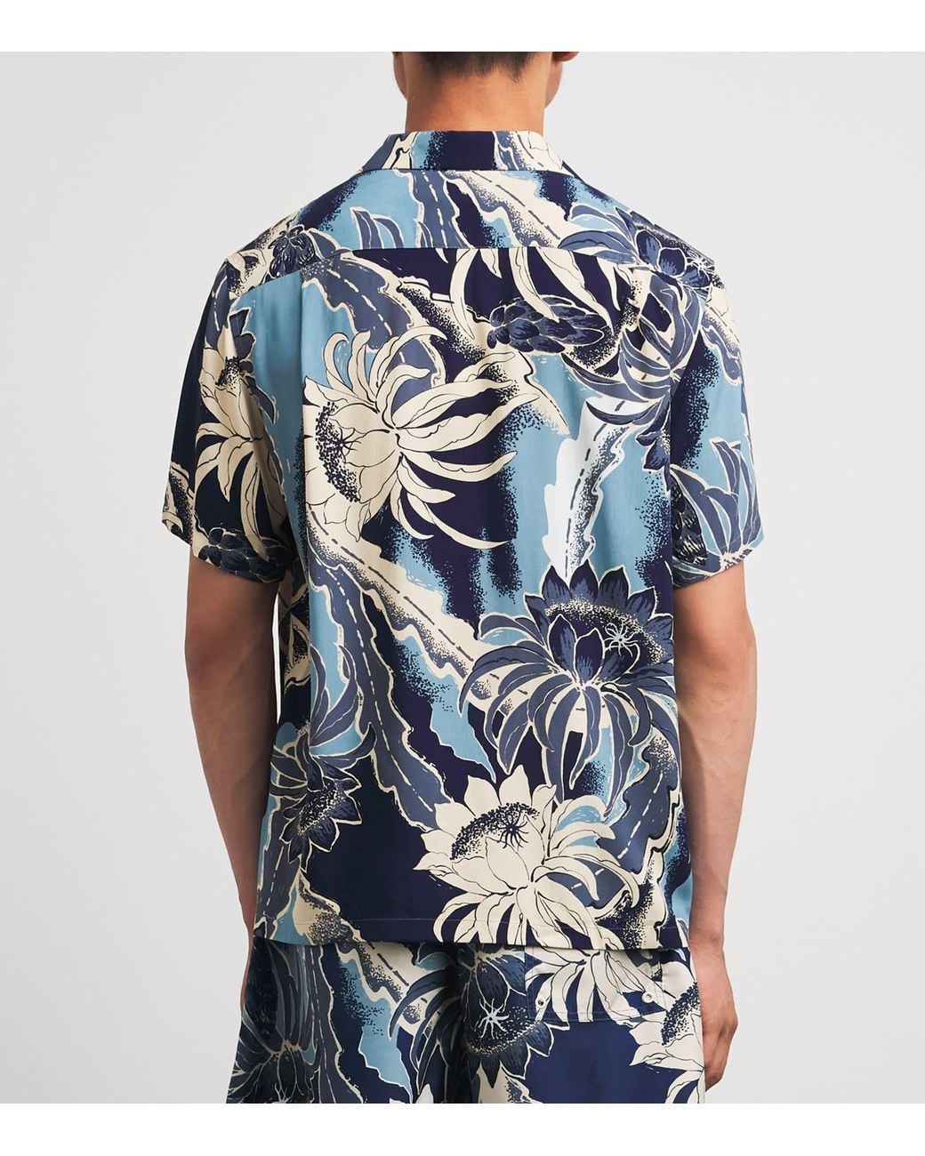 J.W. Anderson Blue Floral Print Shirt for men