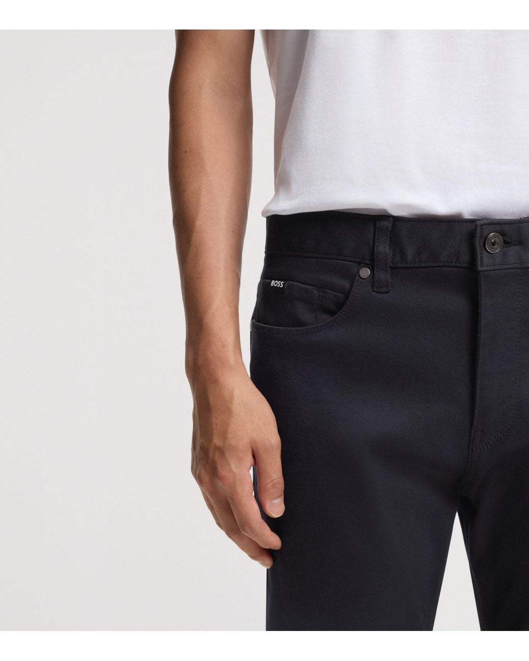 Boss Blue Delaware Slim Jeans for men