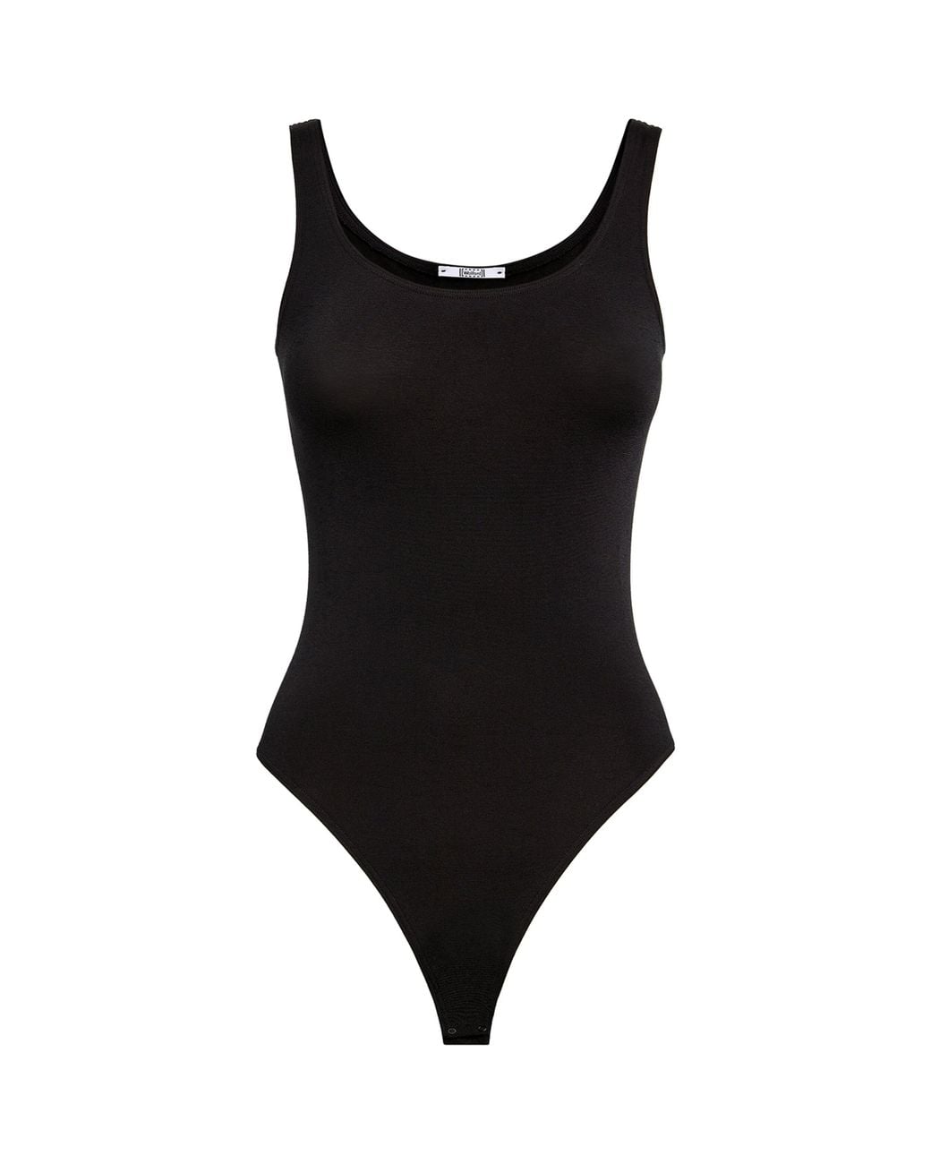 Wolford Black Cotton-Blend Jamaika Bodysuit