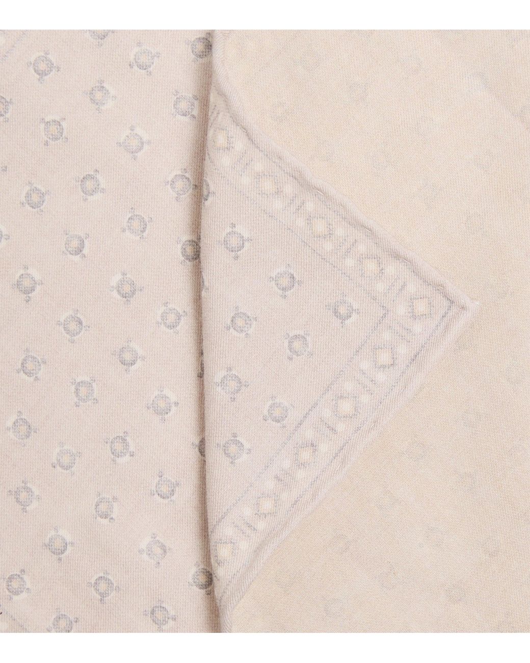 Eleventy Pink Wool-Cotton Pocket Square for men
