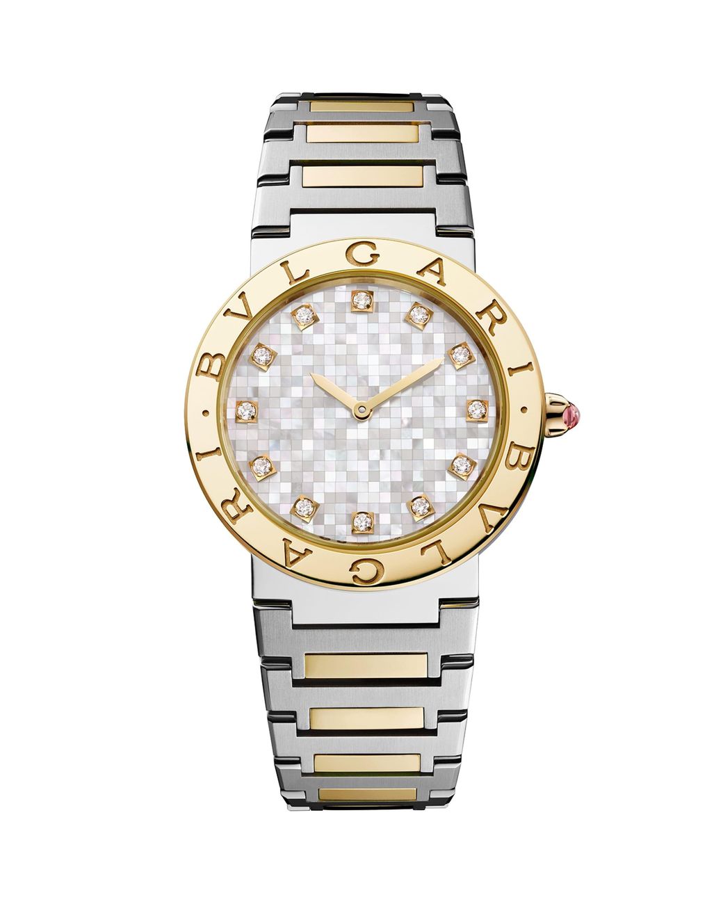 BVLGARI Metallic Stainless Steel And Watch