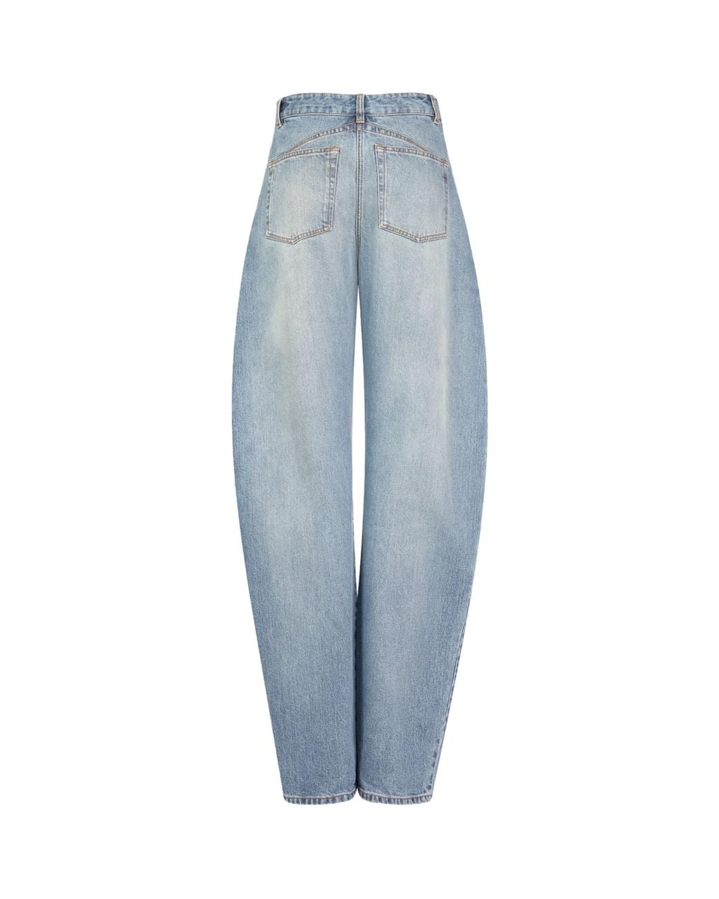 Alaïa Blue Japanese Denim Balloon Jeans