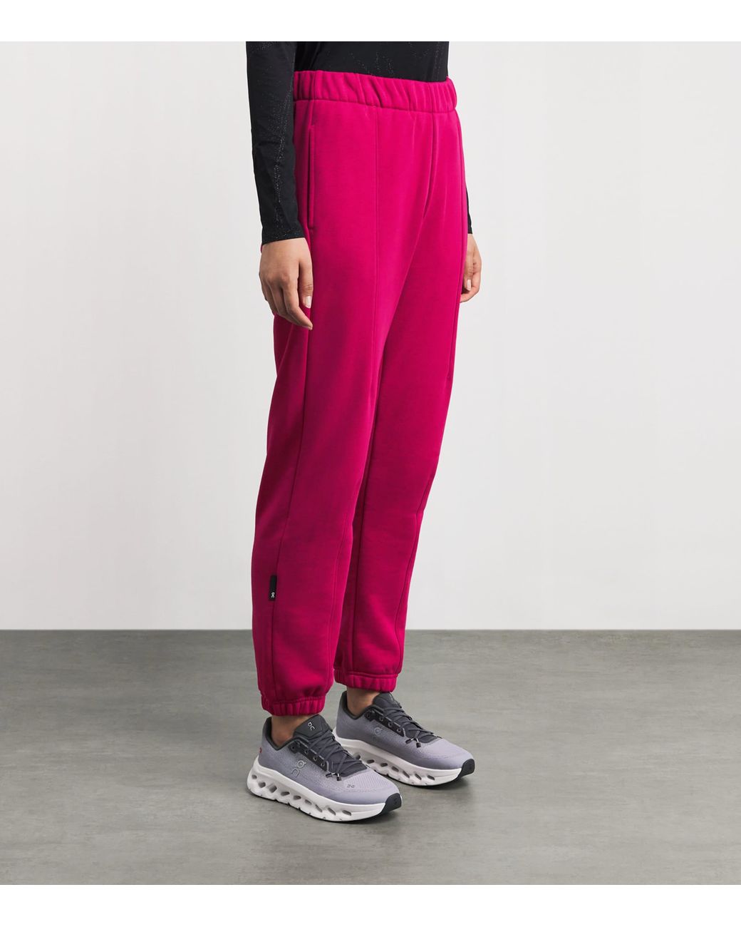 On Shoes Pink Organic Cott-Blend Club Sweatpants