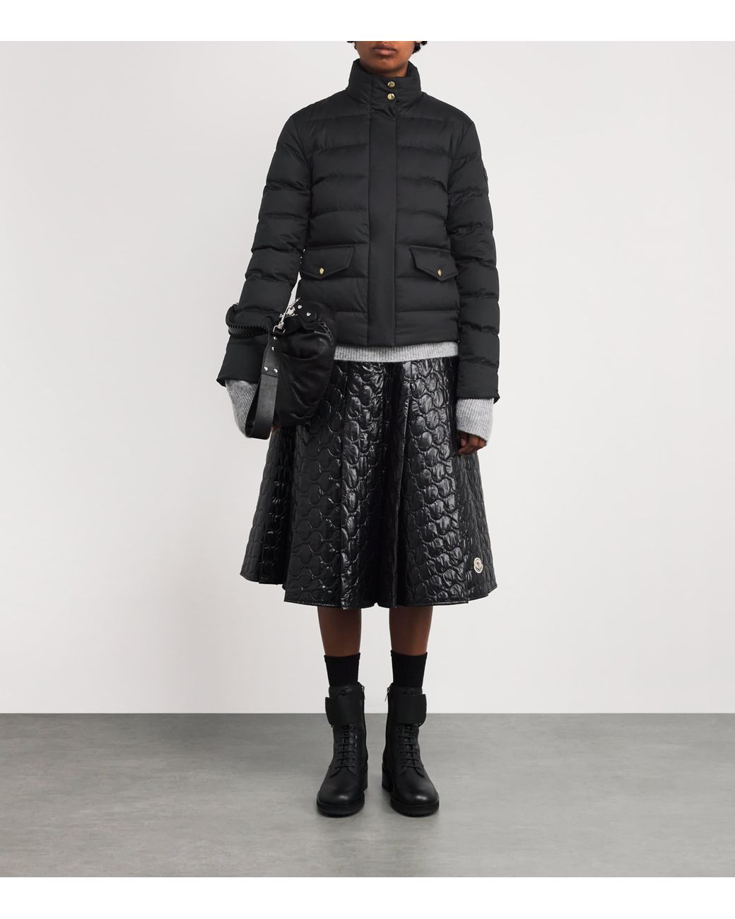 Moncler Black Down Bessettes Jacket