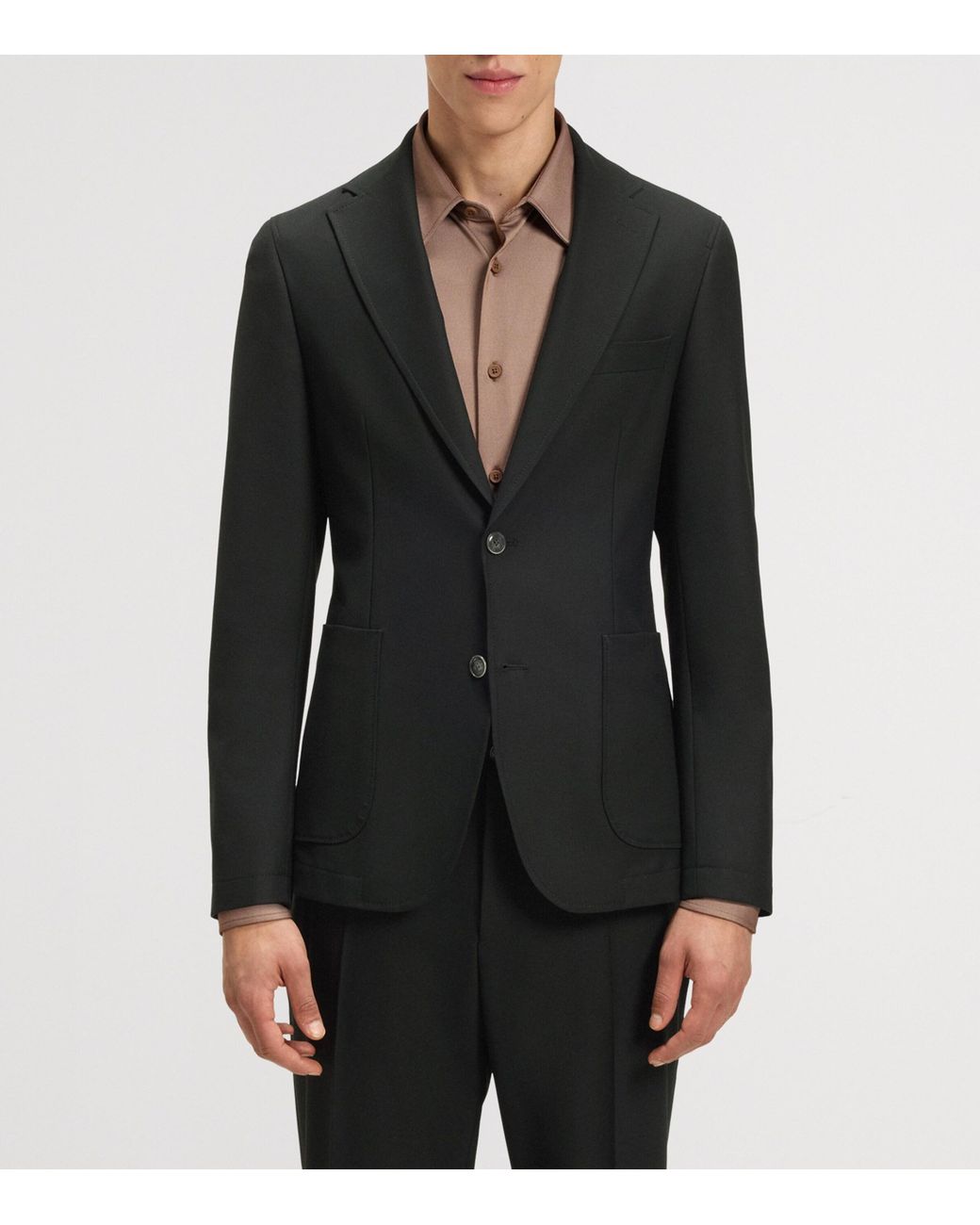 Boss Black Single-Breasted Slim Blazer for men