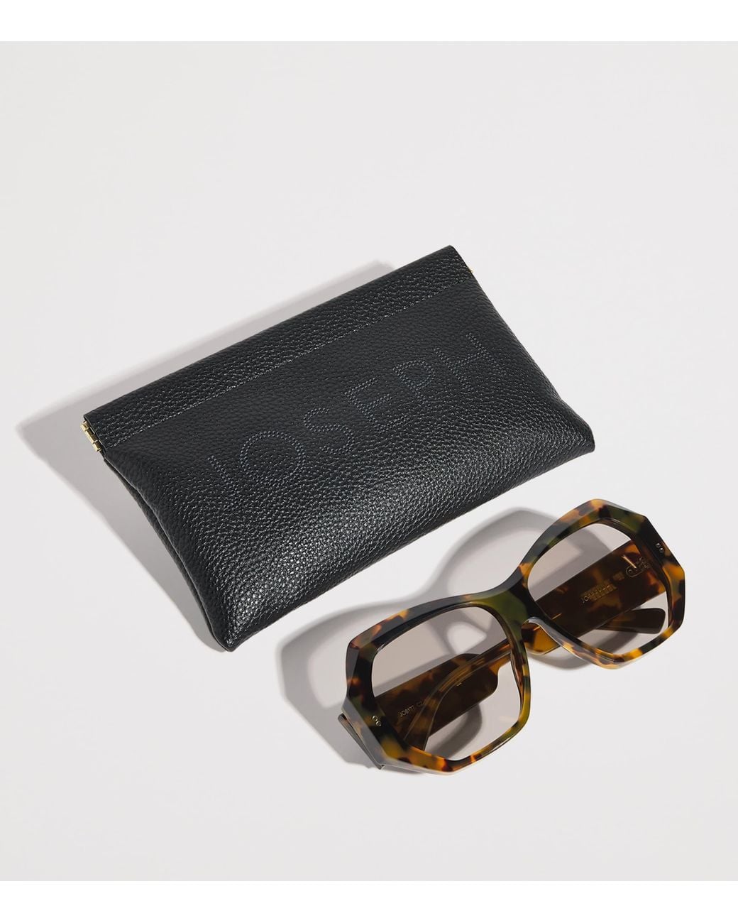 Joseph Brown Butterfly Slima Sunglasses
