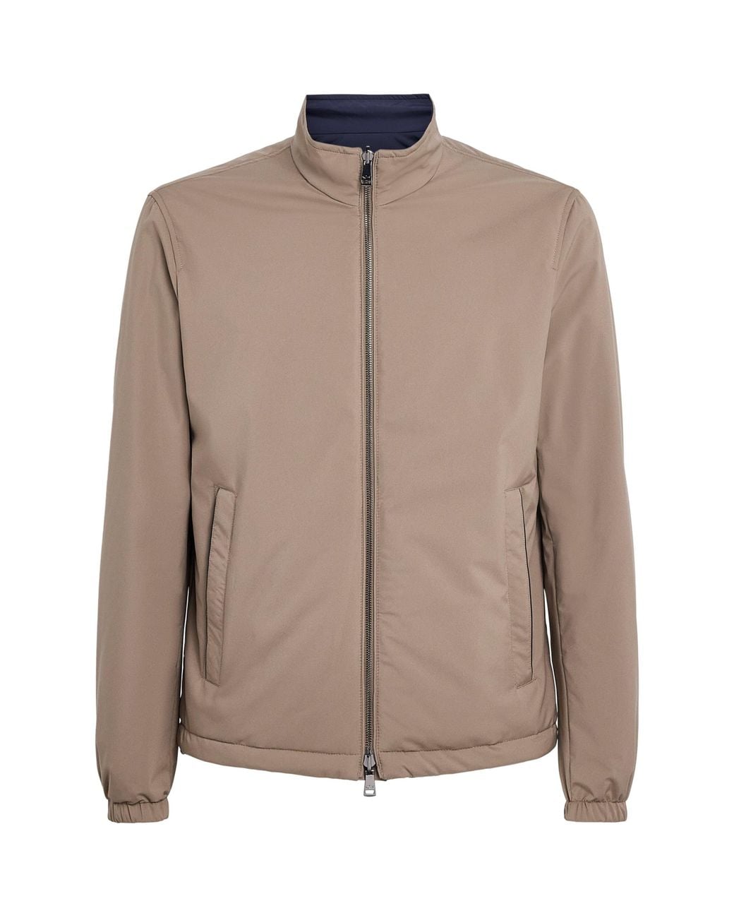 Paul & Shark Brown Reversible Eclisse Typhoon Platinum Jacket for men