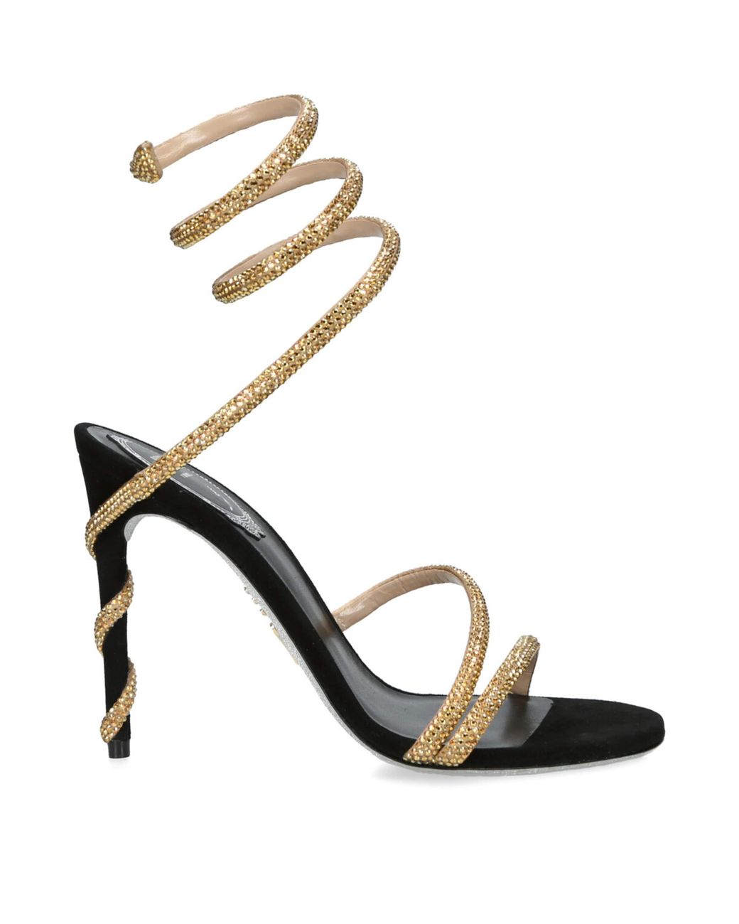 Rene Caovilla Metallic Embellished Margot Sandals 105
