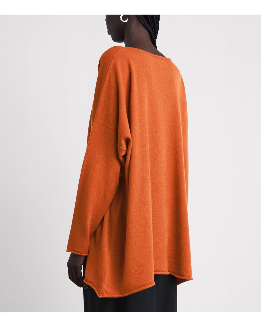 Eskandar Orange Cashmere Sweater