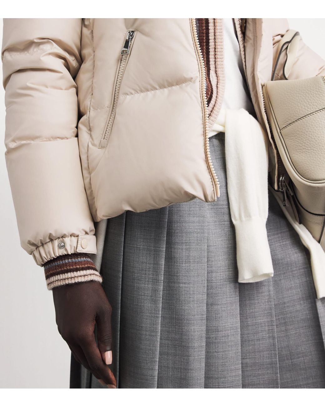 Moncler Natural Down Quilted Fourmines Jacket