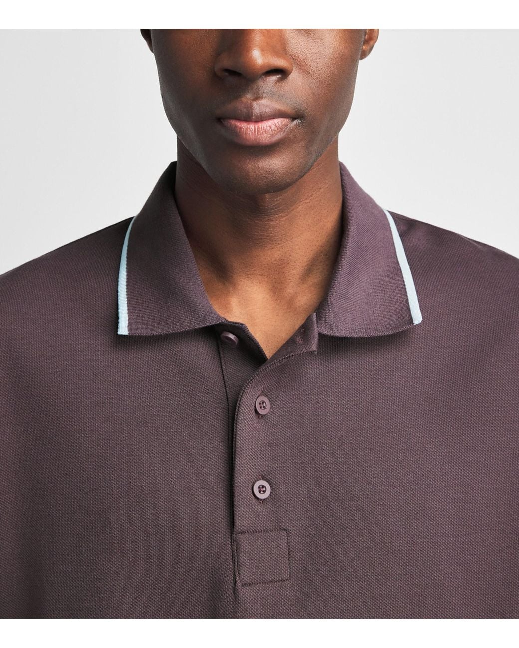 On Shoes Purple Courtside Polo Shirt for men