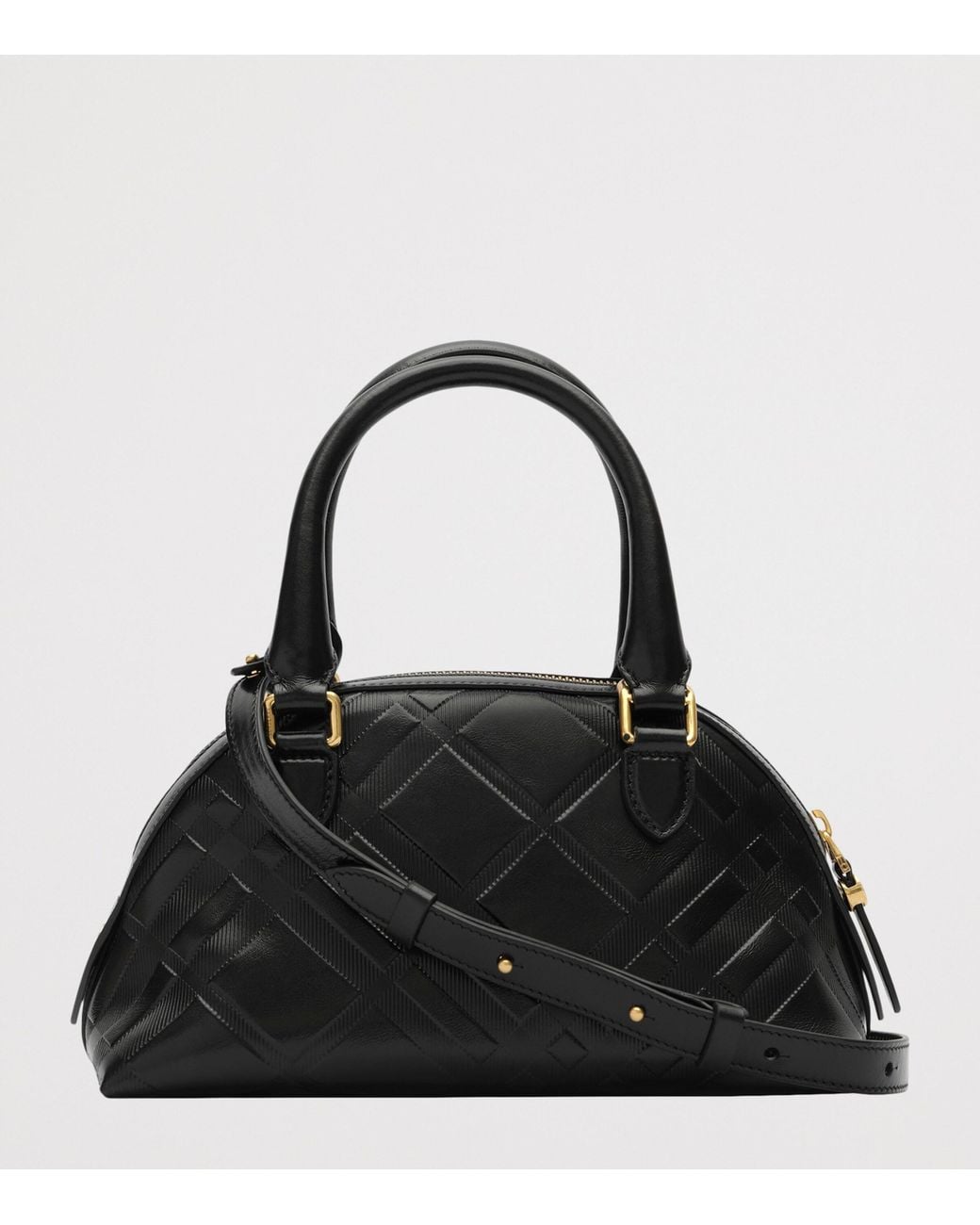 Burberry Black Mini Leather Primrose Top-Handle Bag