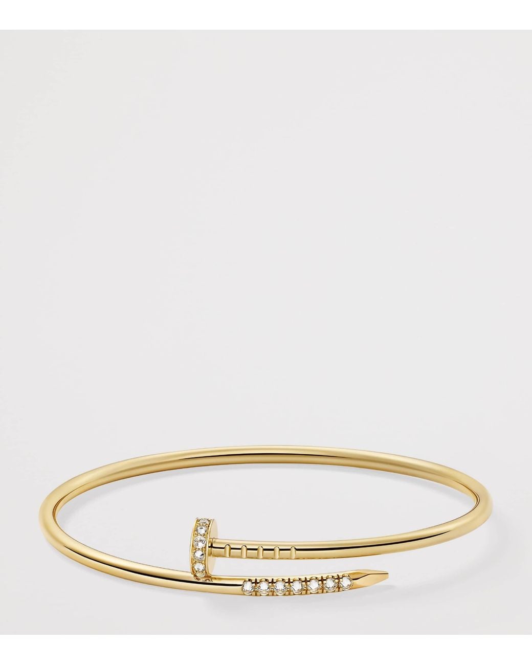 Cartier Metallic Small And Diamond Juste Un Clou Bracelet