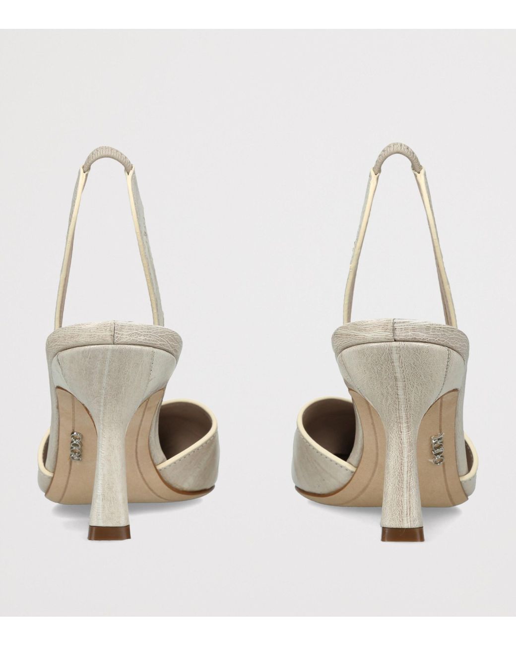 Rodo Metallic Aira Slingback Pumps 75