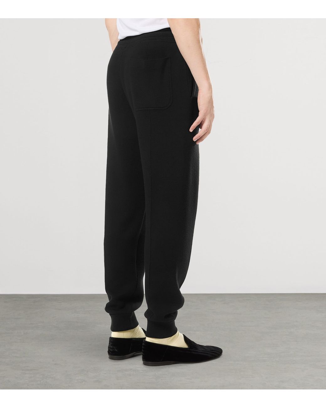 Tom Ford Black Wool-Blend Sweatpants for men