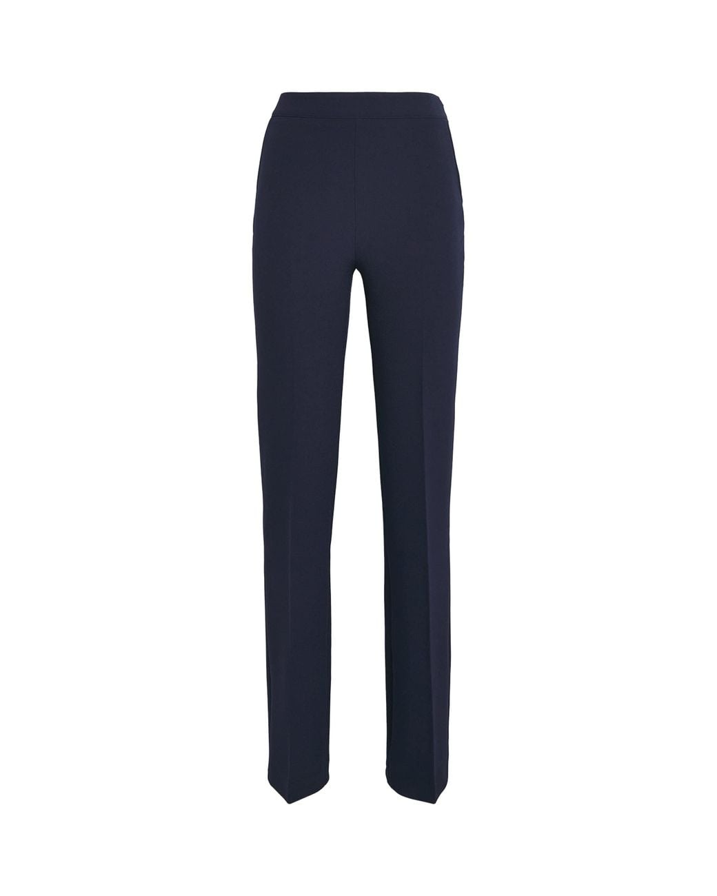 Safiyaa Blue Crepe Tailored Trousers