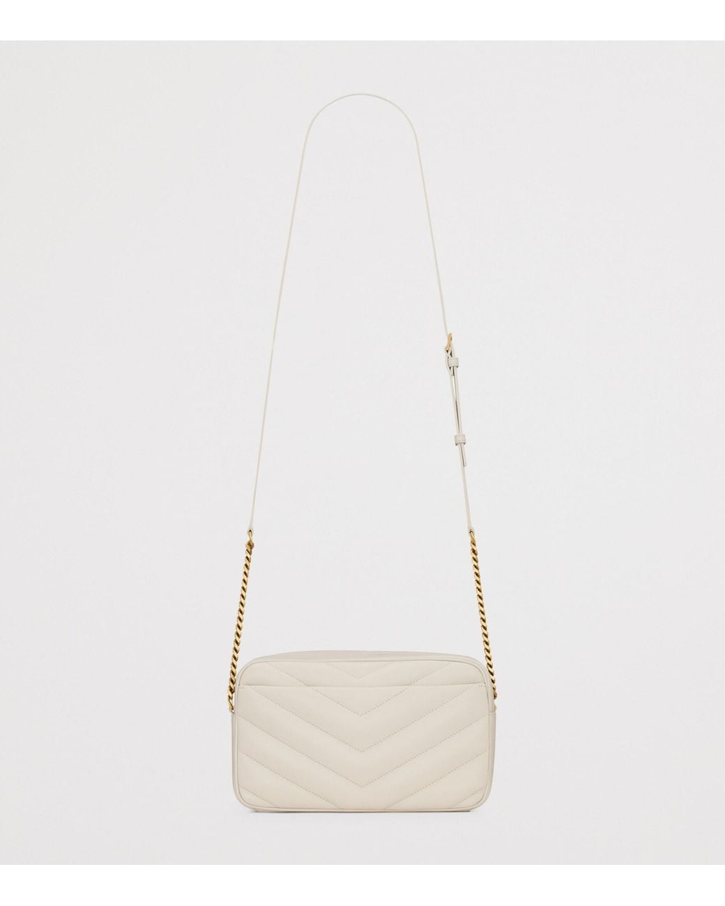 Saint Laurent Natural Leather Loulou Camera Bag