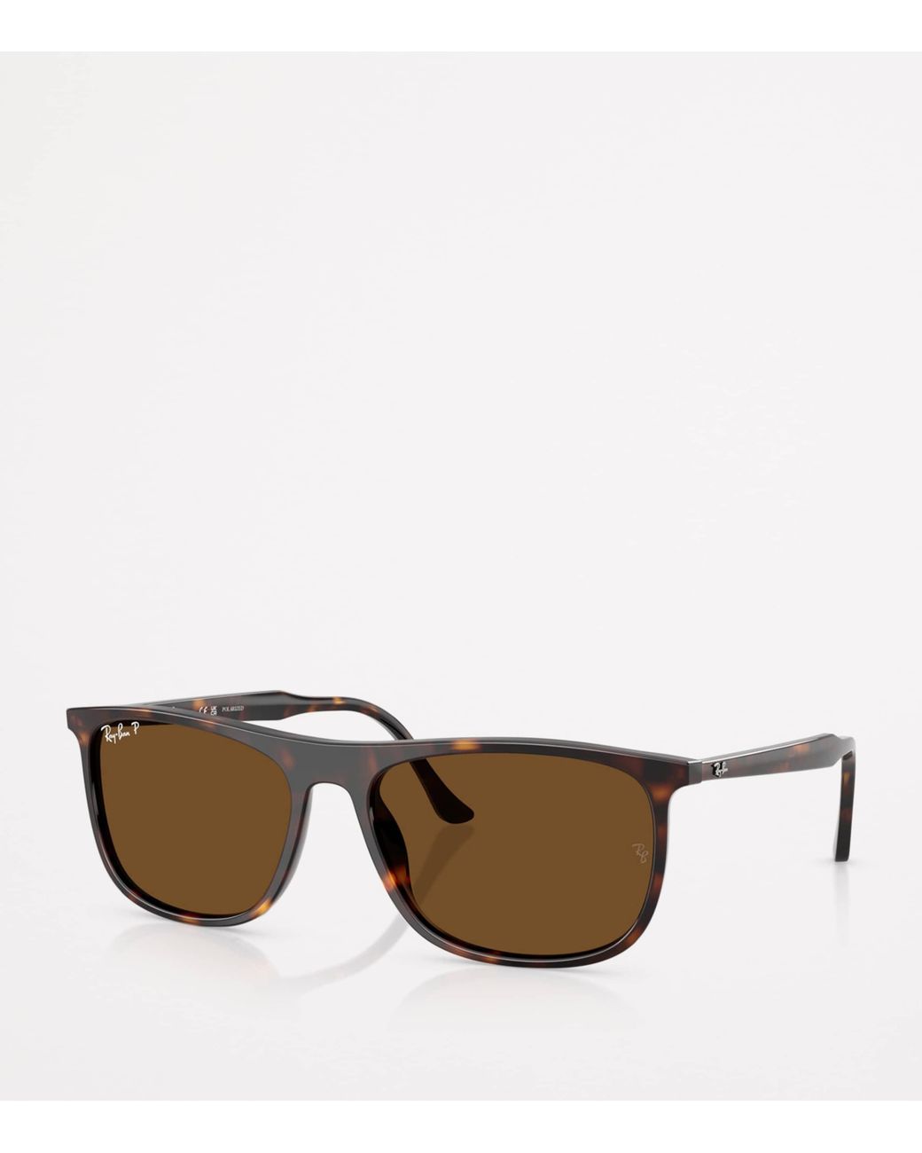 Ray-Ban Brown Rb2216 Rectangle Sunglasses