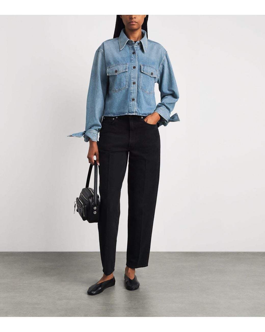 Agolde Blue Hewitt Denim Shirt