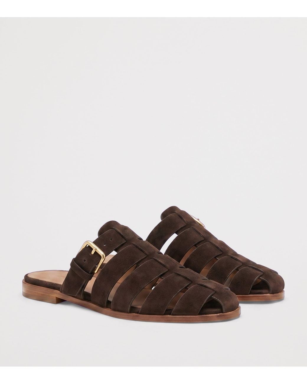 Malone Souliers Brown Suede Theresa Mules