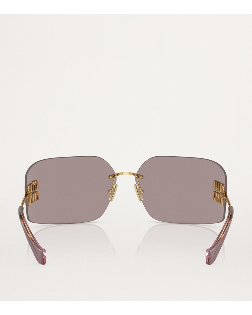 Miu Miu Gray Mu 54Ys Gld Shn Brn