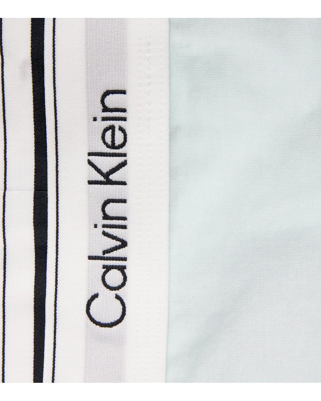 Calvin Klein White Cotton-Blend Icon Thong