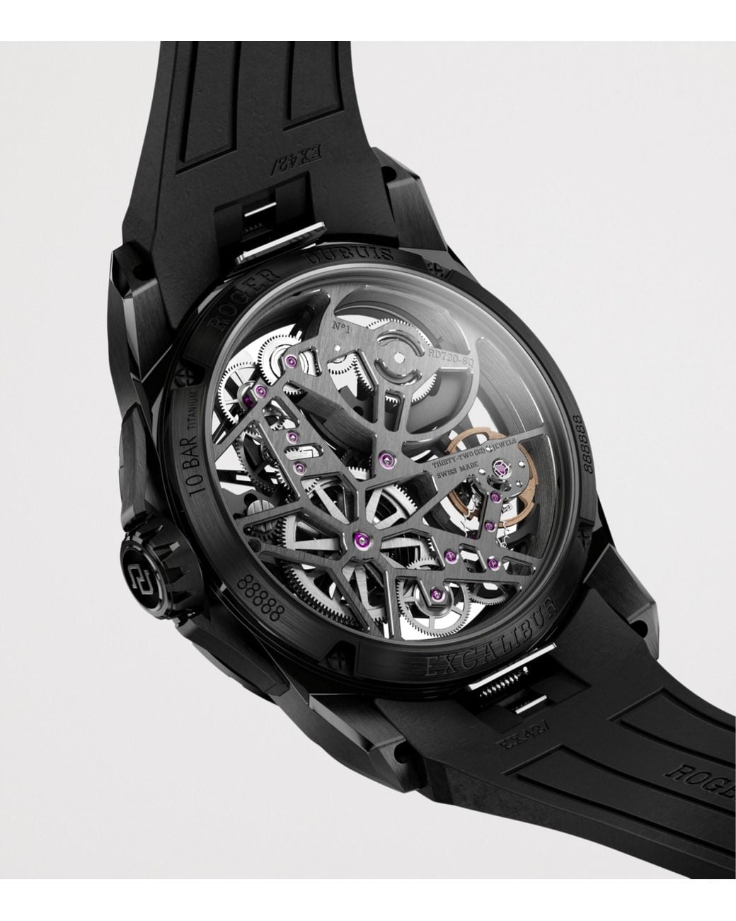Roger Dubuis Black Titanium Excalibur Monobalancier Watch