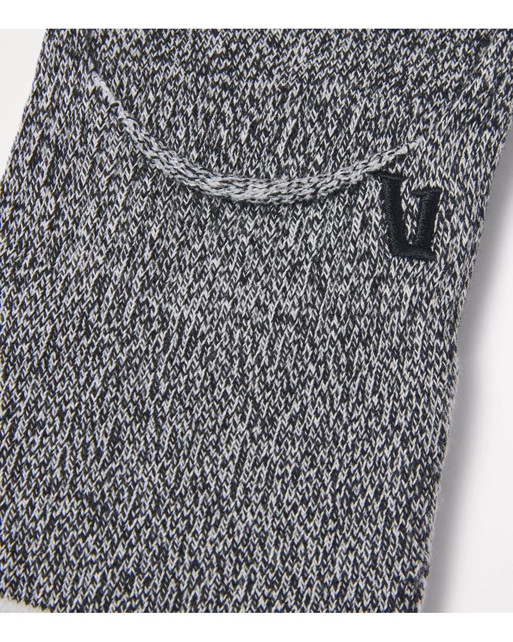 vuori Gray No Show Performance Socks for men