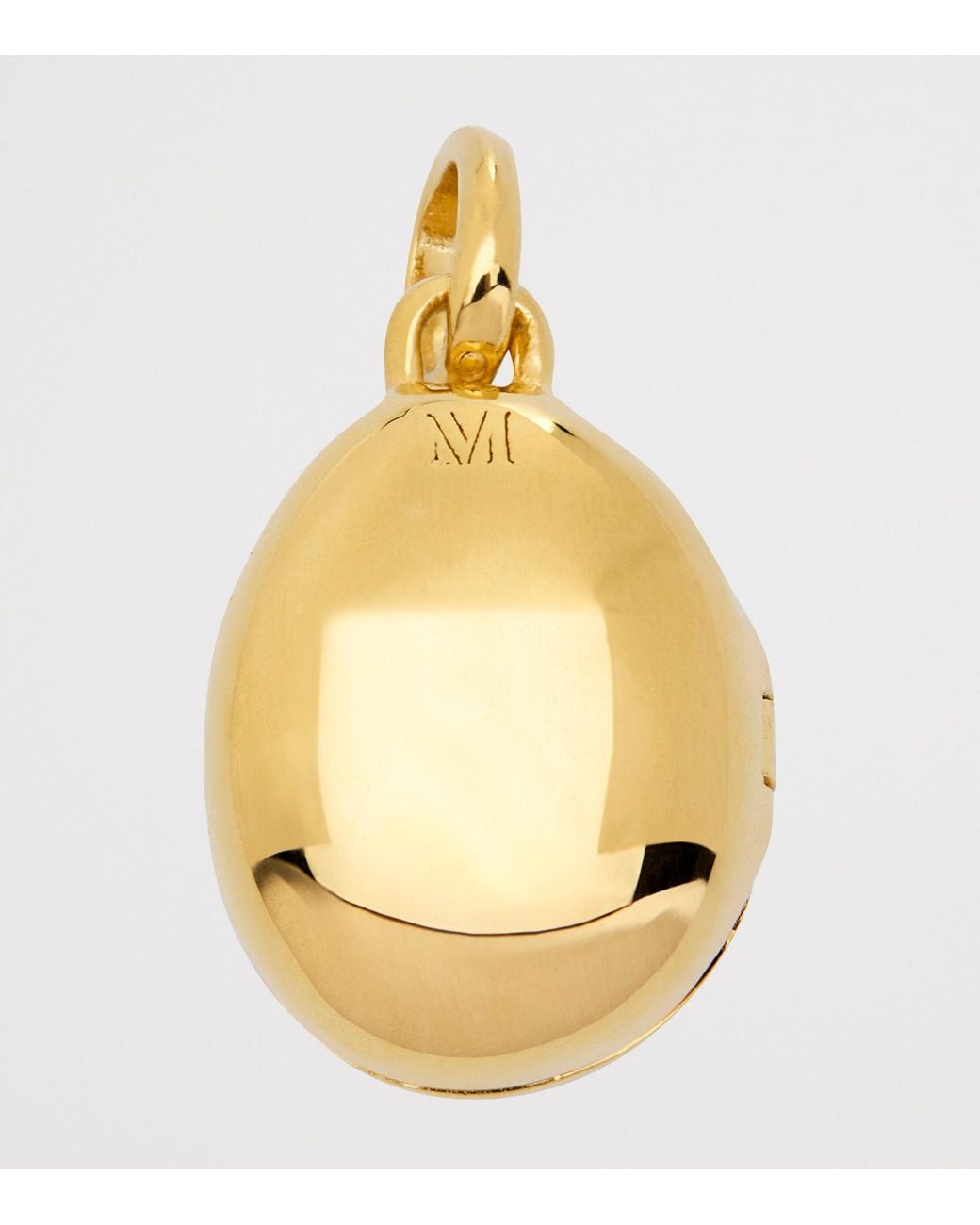 Monica Vinader Metallic Vermeil And Peridot Quartz August Birthstone Locket