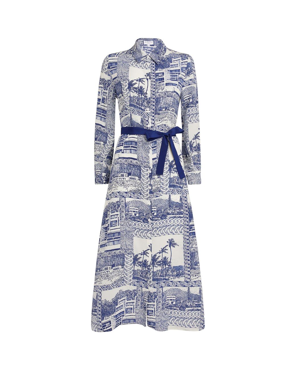 claudie pierlot shirt dress Printed shirt dress for women