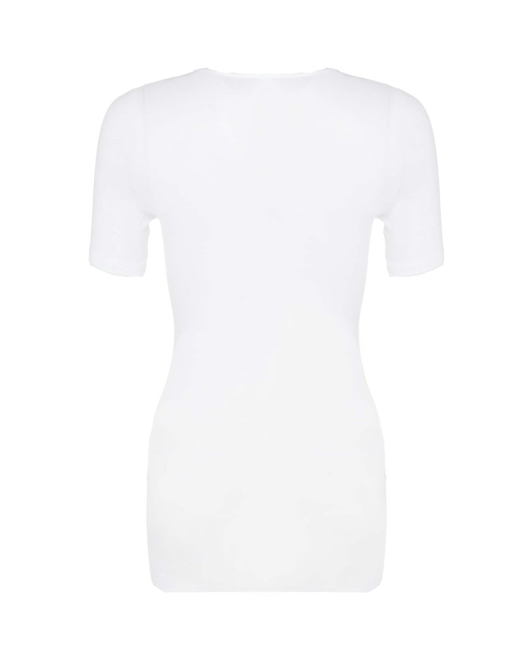 Hanro White Cotton Seamless T-Shirt