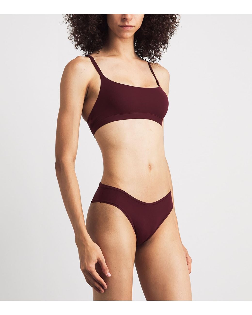 Skims Purple Fits Everybody Scoop-Neck Bralette