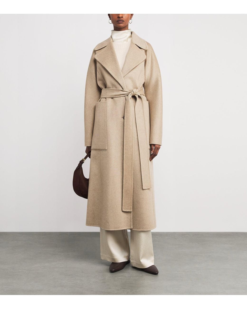 Joseph Natural Wool-Cashmere Spencer Coat