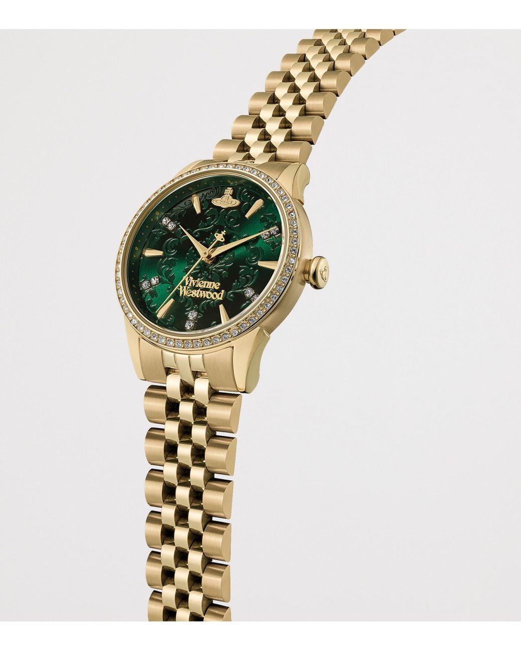 Vivienne Westwood Metallic Stainless Steel Little Wallace Watch