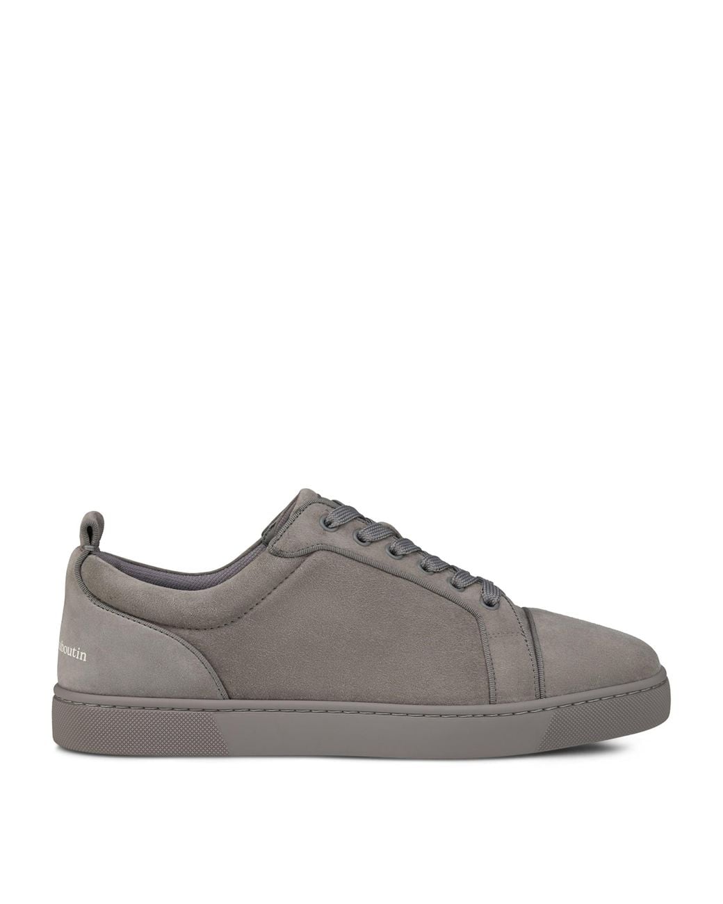 Christian Louboutin Gray Louis Jr Canopy Suede Trainers for men