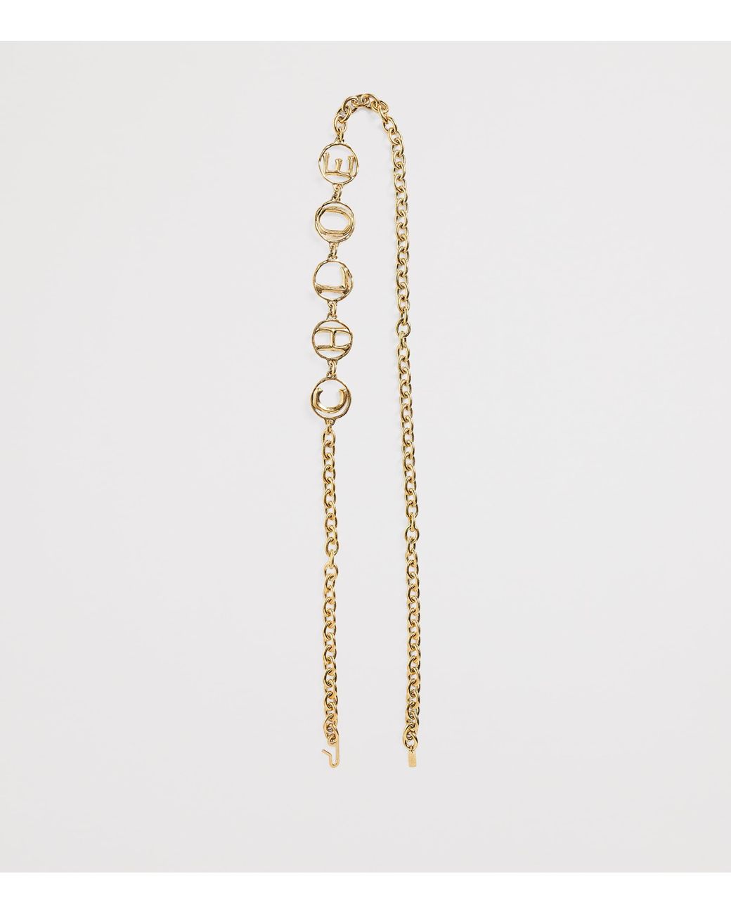 Chloé Metallic Script Jewellery Belt