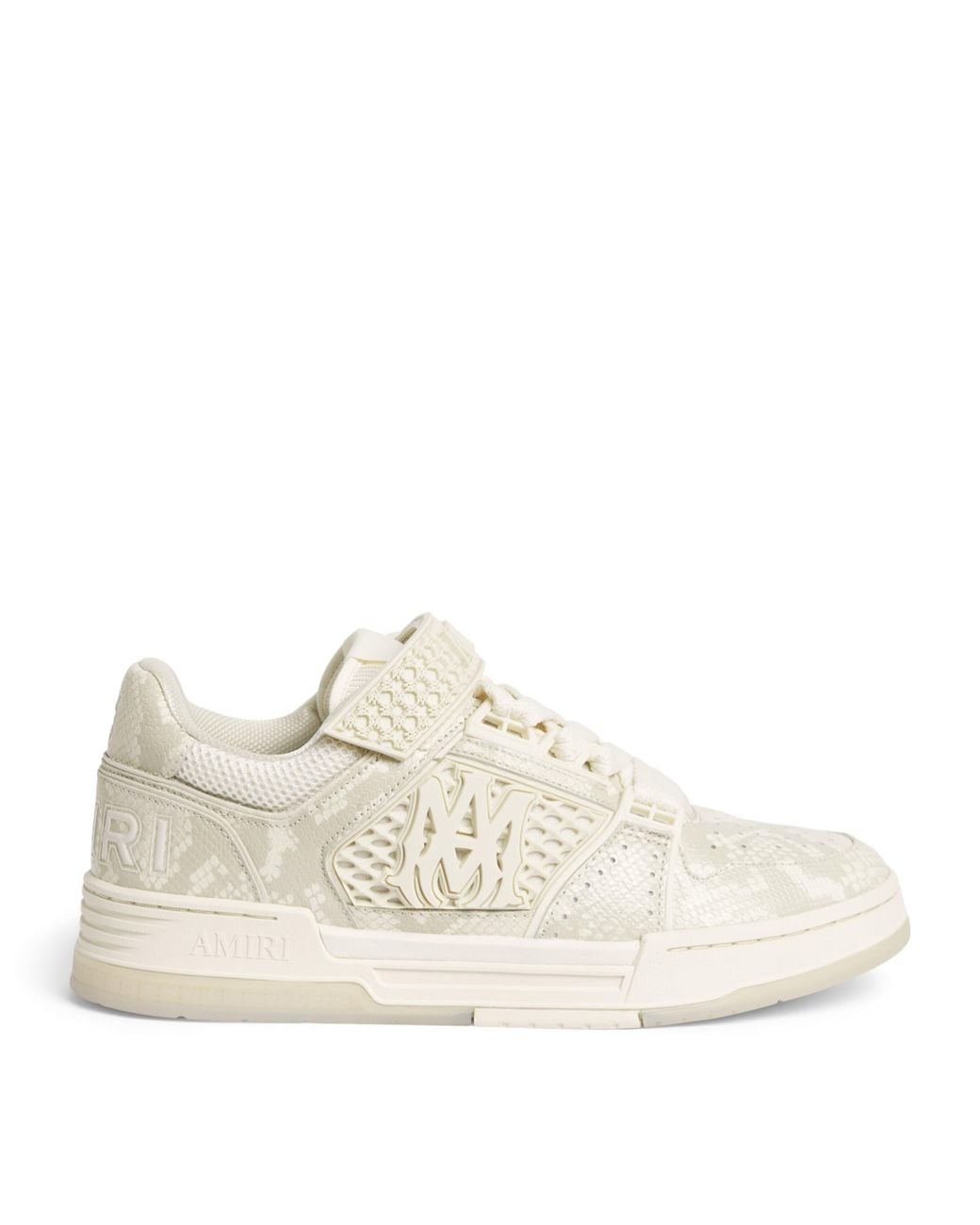 Amiri Natural Leather Snakeskin-Effect Skyline Ma Sneakers for men