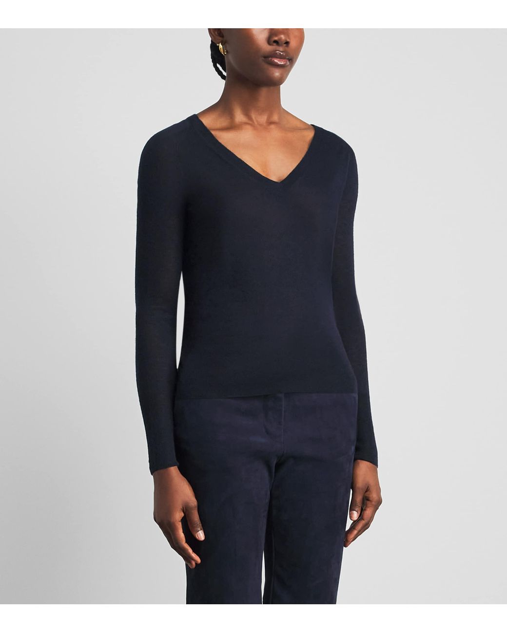 Joseph Blue Cashmere Cashair Cetus Sweater