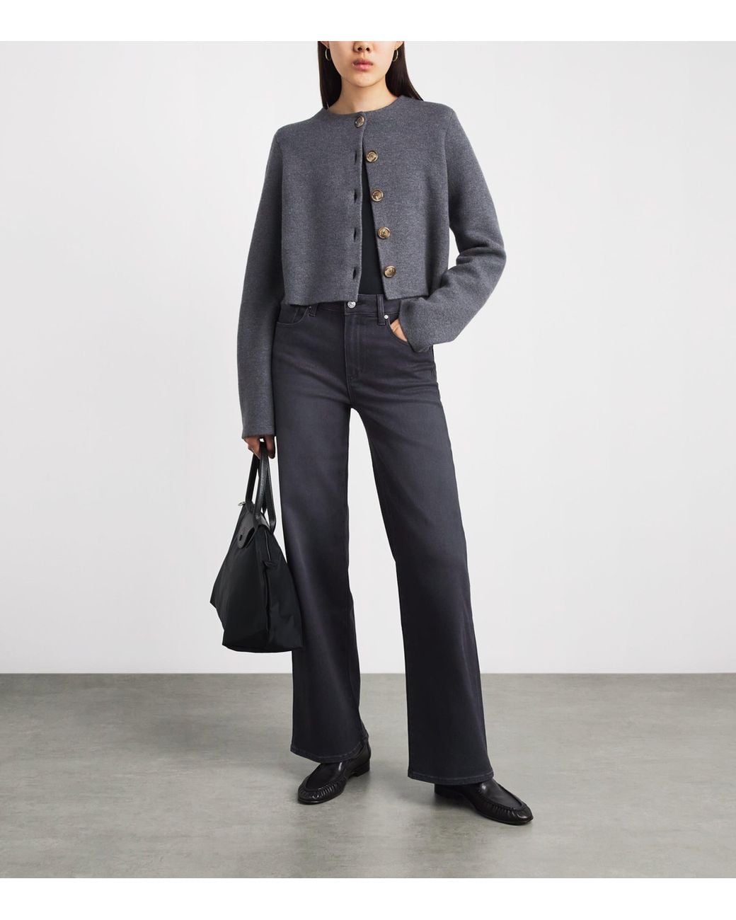 PAIGE Blue Tatum Wide-Leg Jeans