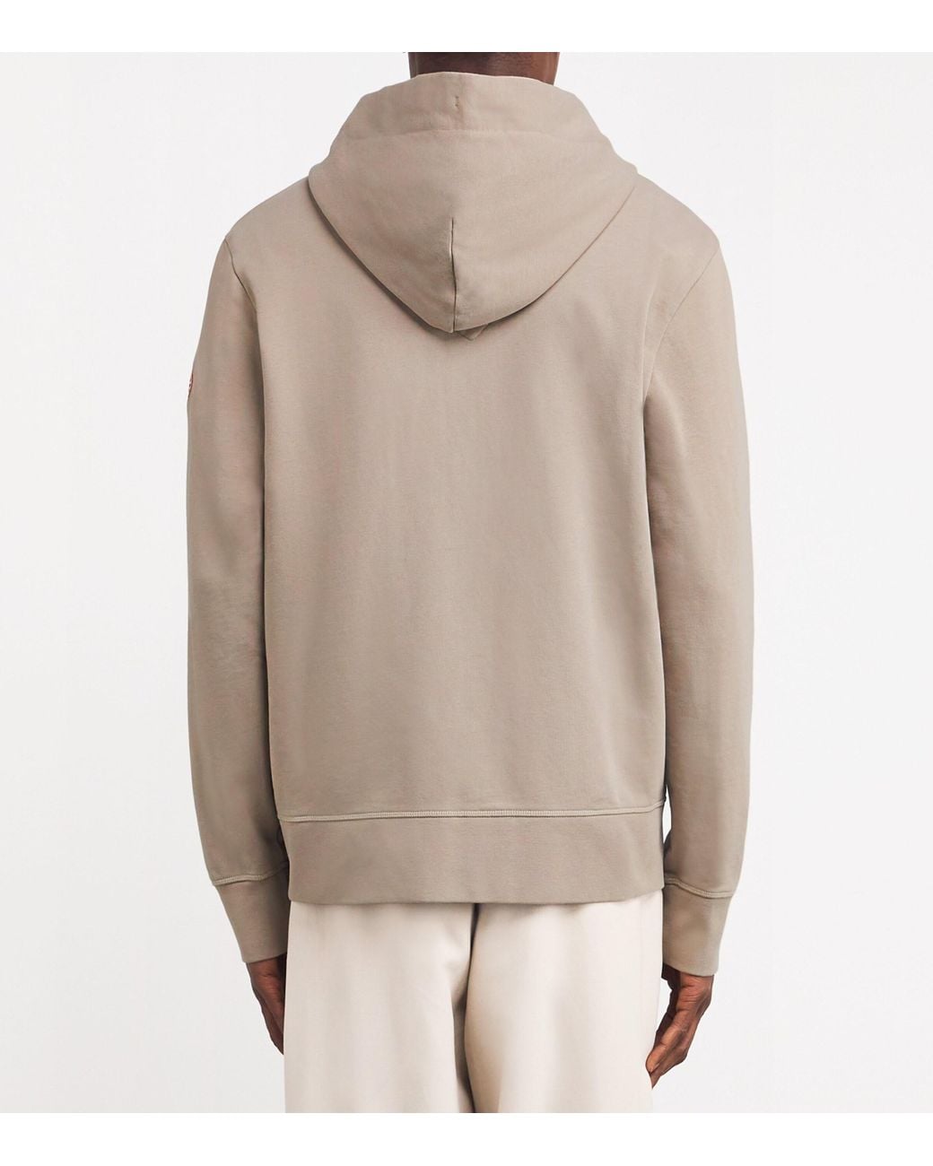 Canada Goose Natural Cotton Zip-Up Huron Hoodie for men